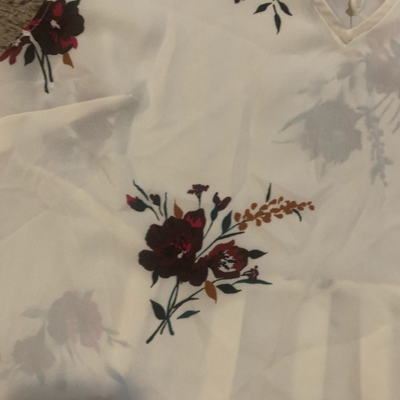 DR2 Floral Blouse Top Small - Picture 3 of 7